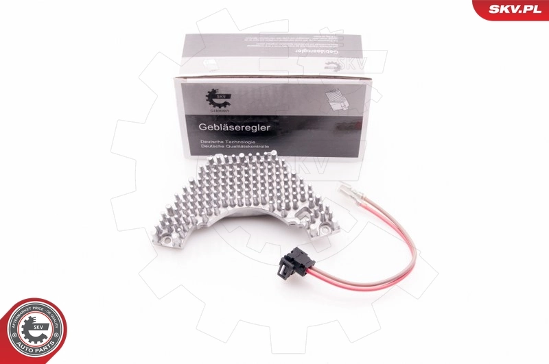Resistor, interior blower